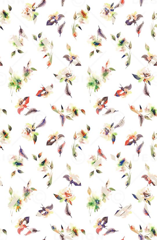 小碎花印花华亿平台图片