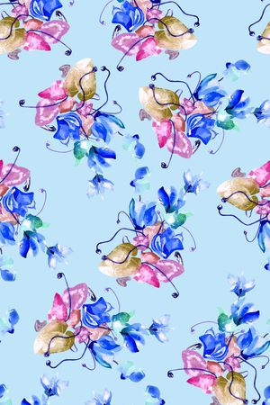 花朵印花华亿平台图片