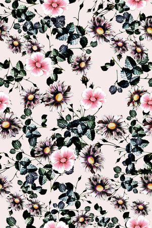 花朵印花华亿平台图片