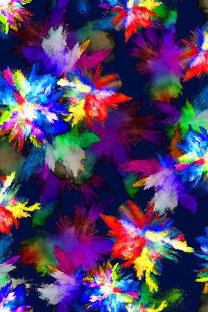 抽象画印花华亿平台图片