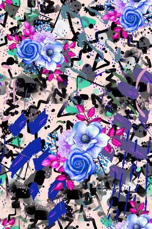 条纹印花华亿平台图片