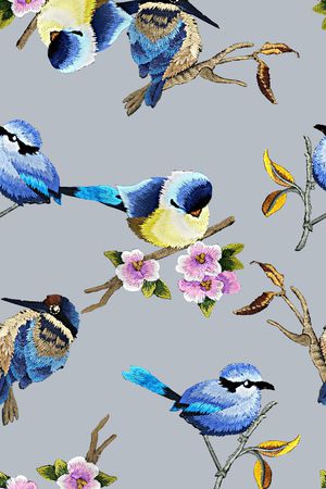 抽象手绘水彩画植物纹理花卉动物鸟数码印花印花华亿平台图片