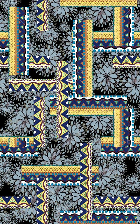 波西米亚印花华亿平台图片