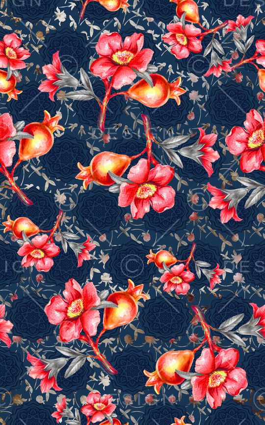 花朵印花华亿平台图片