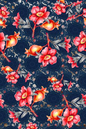 花朵印花华亿平台图片