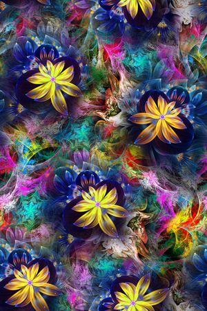 抽象印花华亿平台图片