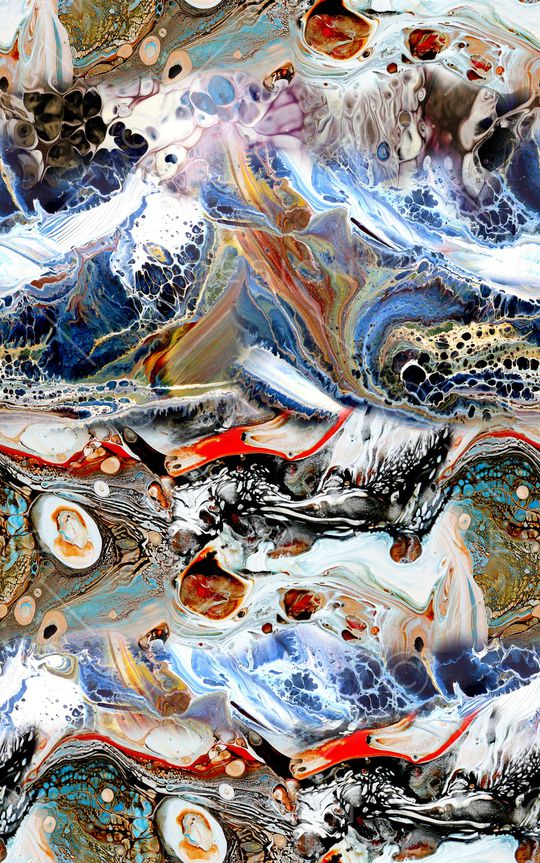 抽象印花华亿平台图片