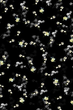 小碎花印花华亿平台图片