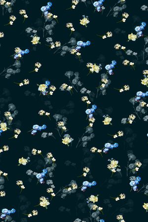 小碎花印花华亿平台图片