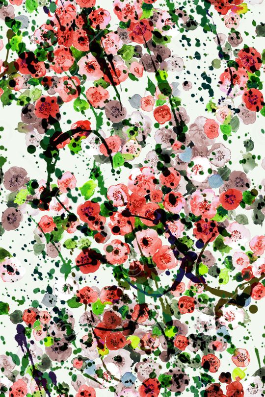 手绘印花华亿平台图片