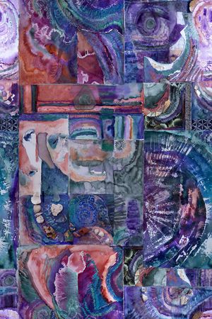 抽象印花华亿平台图片