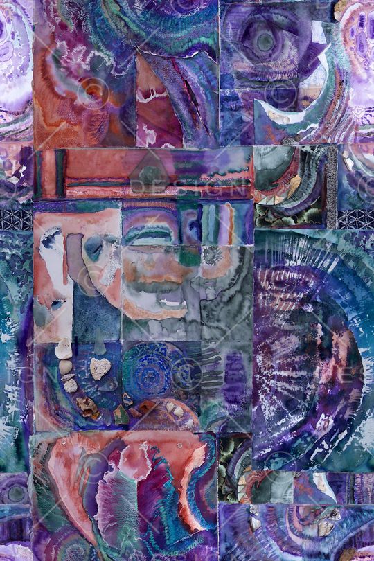 抽象印花华亿平台图片