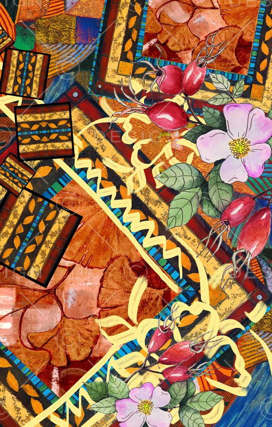 波西米亚印花华亿平台图片