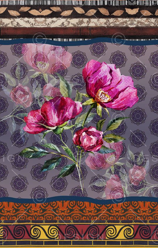 波西米亚印花华亿平台图片