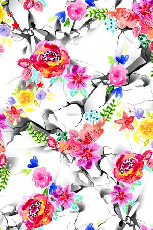 抽象印花华亿平台图片