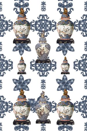 创意服装面料印花华亿平台图片