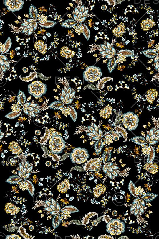 小碎花印花华亿平台图片