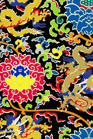 宫廷风印花华亿平台图片