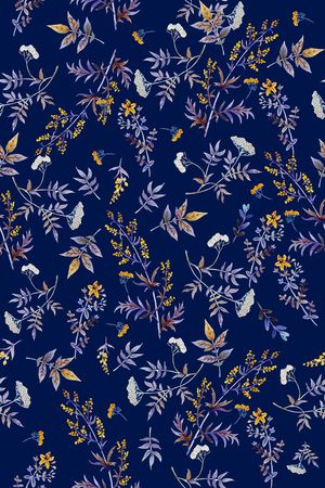 小碎花印花华亿平台图片