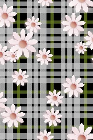 手绘花卉印花华亿平台图片