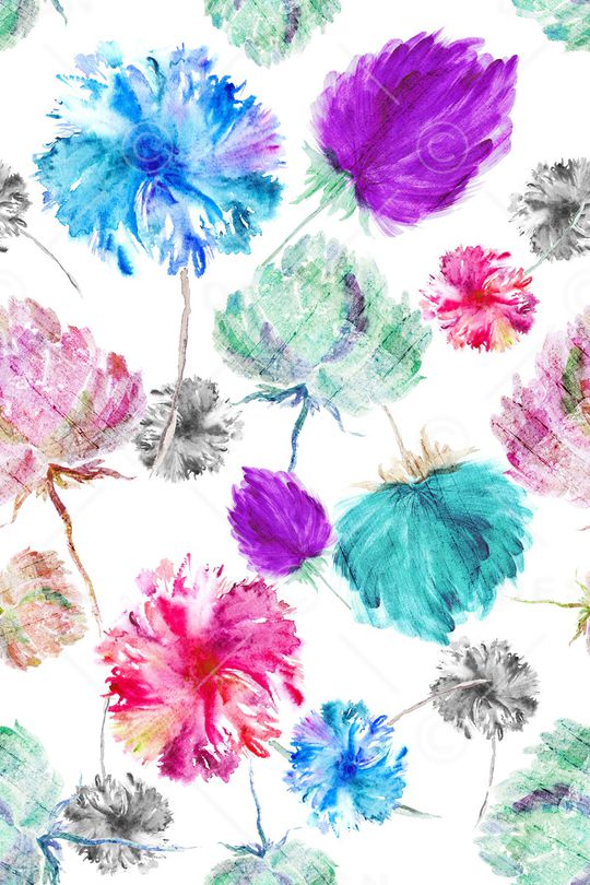 水彩印花华亿平台图片