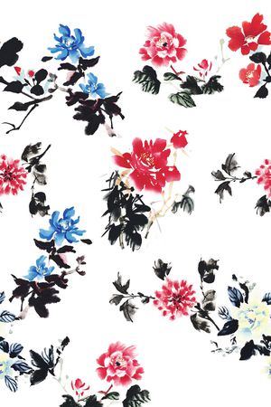 花瓣印花华亿平台图片