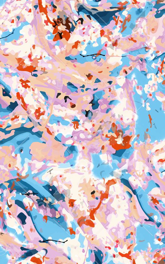 手绘印花华亿平台图片