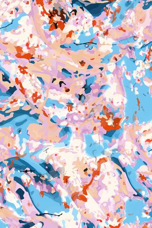 手绘印花华亿平台图片