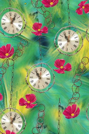 三色堇印花华亿平台图片