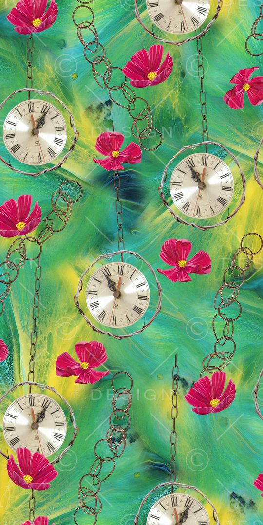 三色堇印花华亿平台图片