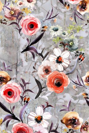 花朵印花华亿平台图片