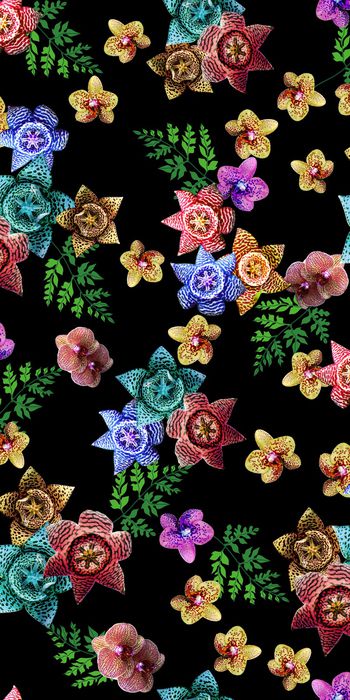 抽象印花华亿平台图片