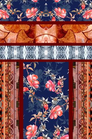 波西米亚印花华亿平台图片