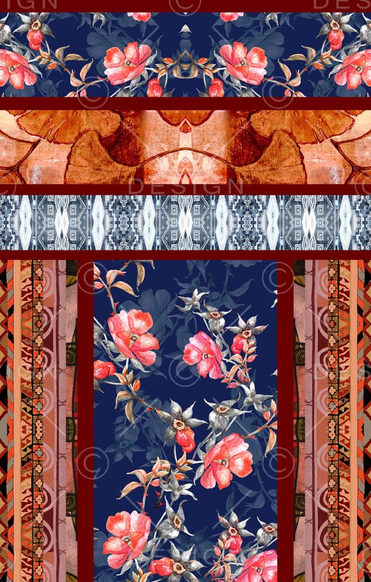 波西米亚印花华亿平台图片