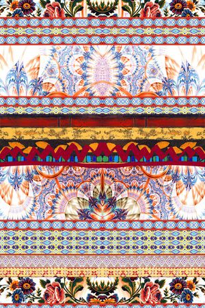 波西米亚印花华亿平台图片