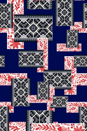 波西米亚印花华亿平台图片