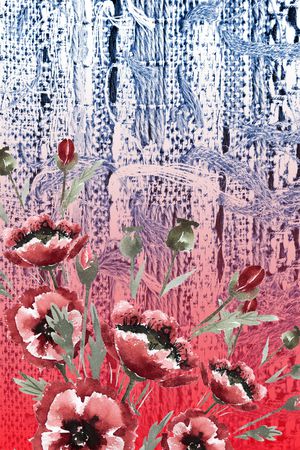 花朵印花华亿平台图片