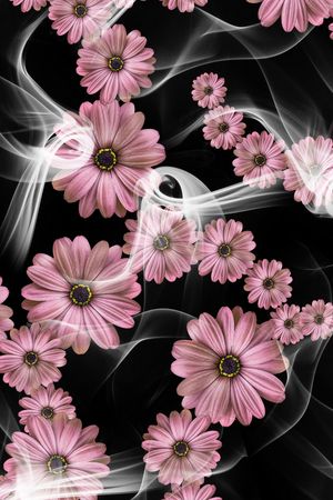 烟雾印花华亿平台图片