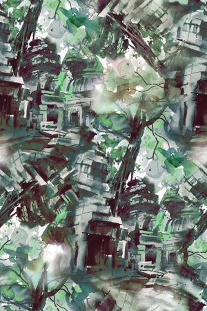 国画花印花华亿平台图片