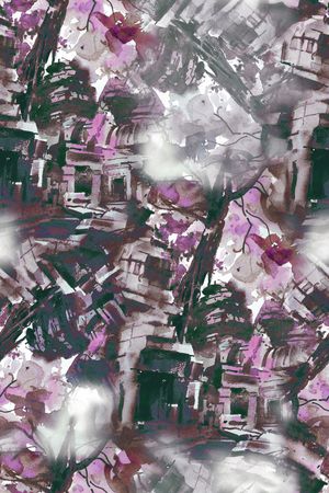 国画花印花华亿平台图片