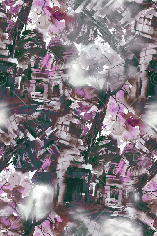 国画花印花华亿平台图片