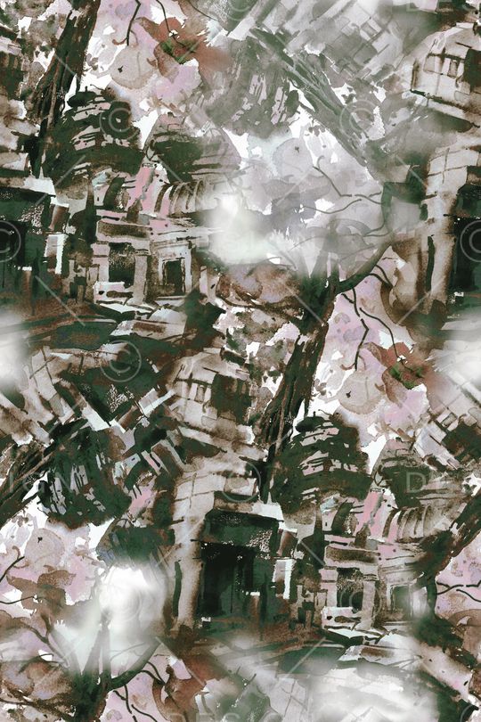 国画花印花华亿平台图片