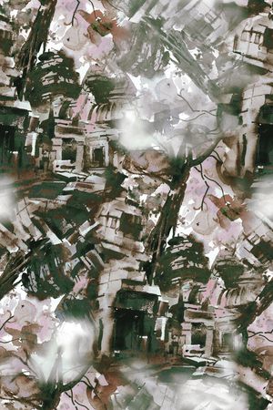 国画花印花华亿平台图片