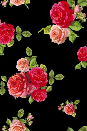 玫瑰印花华亿平台图片