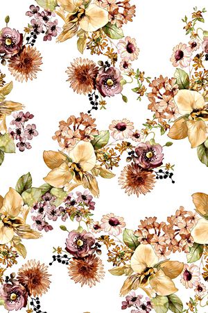 春夏清爽雪纺真丝棉丝巾布料泳装印花印花华亿平台图片