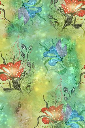 花朵印花华亿平台图片