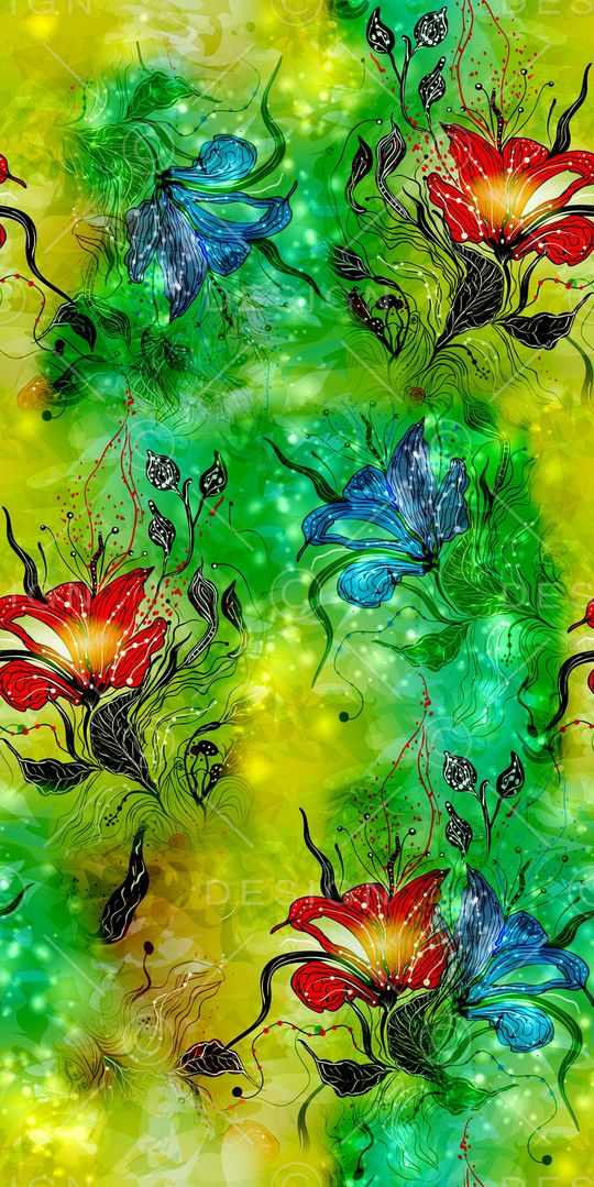 花朵印花华亿平台图片