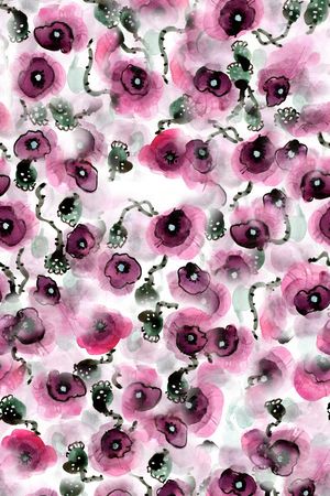 花朵印花华亿平台图片