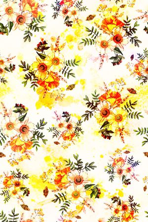 淡雅印花华亿平台图片