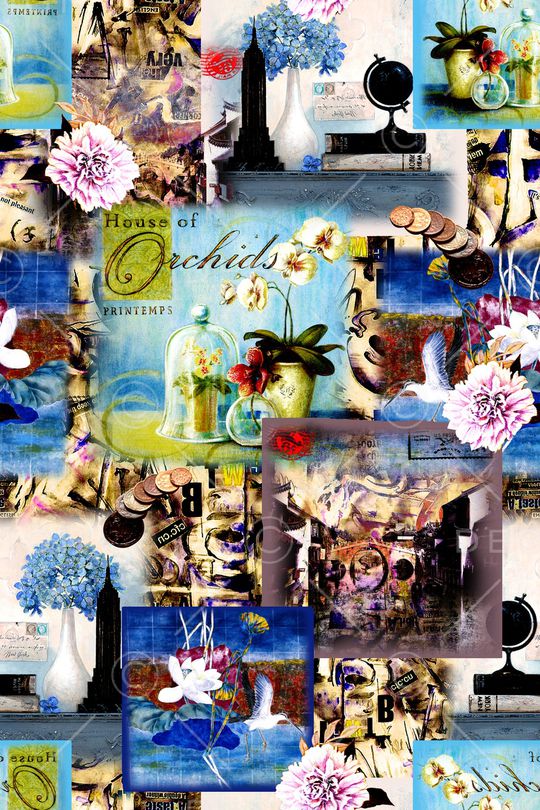 抽象印花华亿平台图片